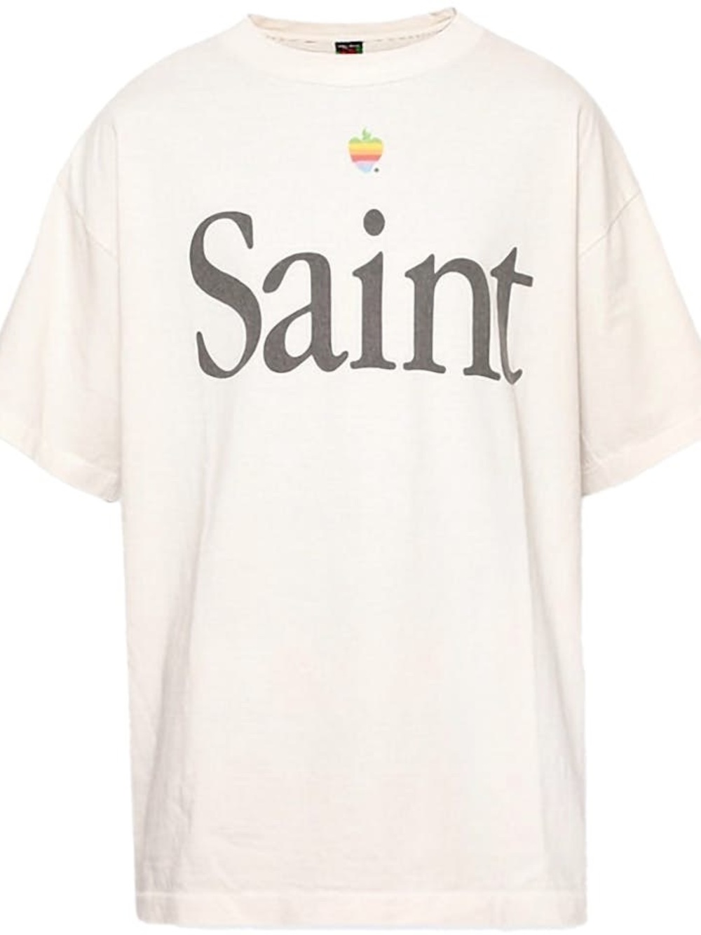 Saint Michael Heart Apple T Shirt